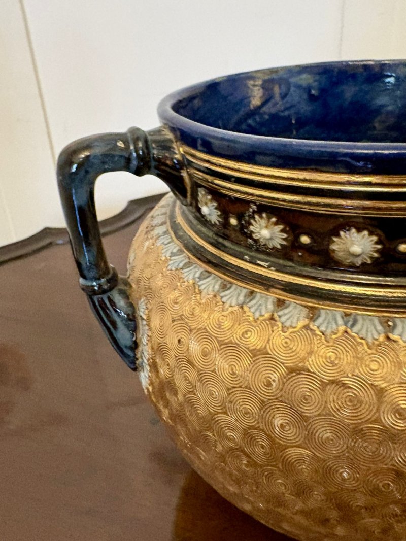 Antique Royal Doulton Slaterware Jardinière